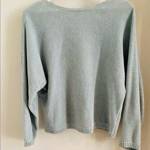 A New Day Pullover Sweater. Soft blue